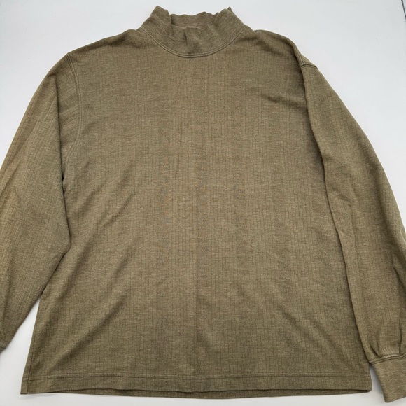 GE2OO Ribbed Mock Neck Long Sleeve Top – Size M – Like New - Picture 4 of 4